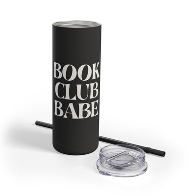 Book Club Babe Skinny Matte Tumbler, 20oz