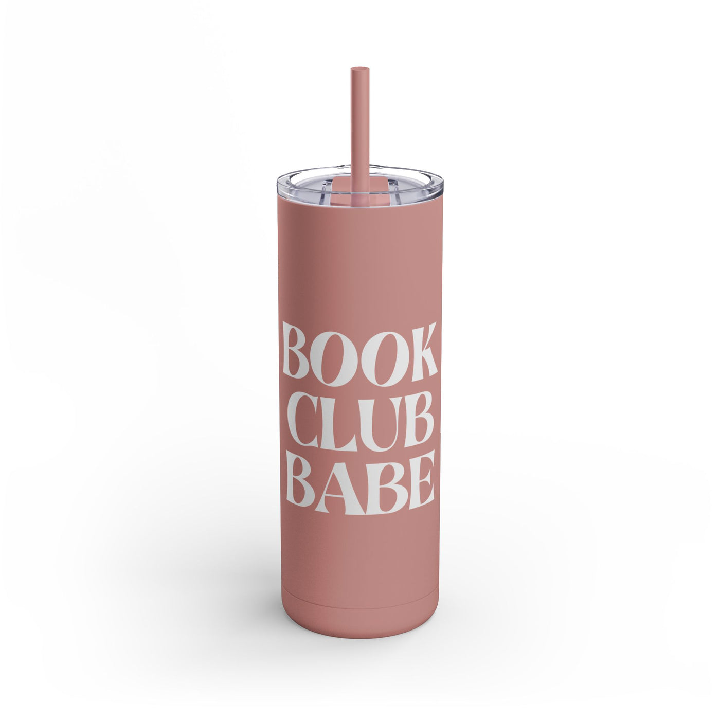 Book Club Babe Skinny Matte Tumbler, 20oz