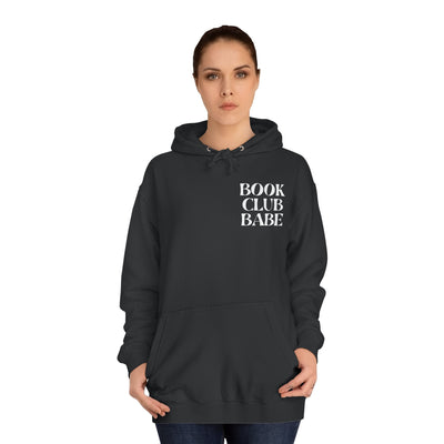 Book Club Babe Unisex College Hoodie