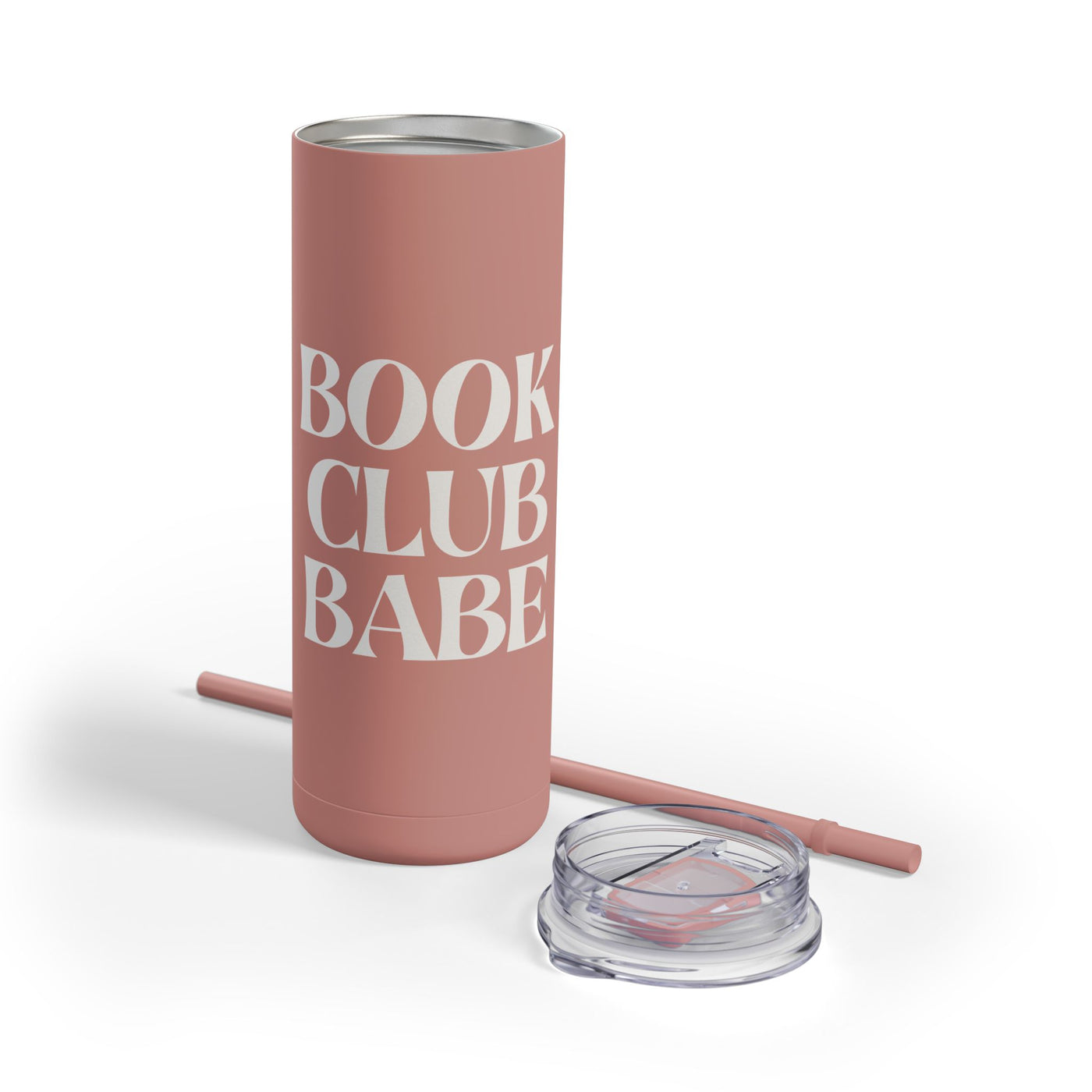 Book Club Babe Skinny Matte Tumbler, 20oz