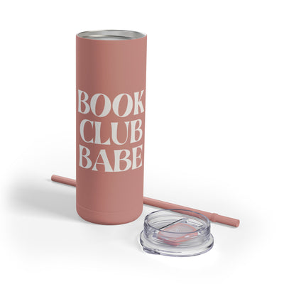 Book Club Babe Skinny Matte Tumbler, 20oz