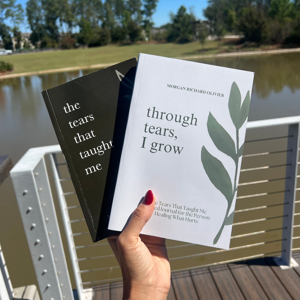 The book and journal in use