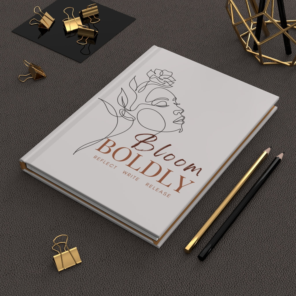 Bloom Boldly Matte Hardcover Journal