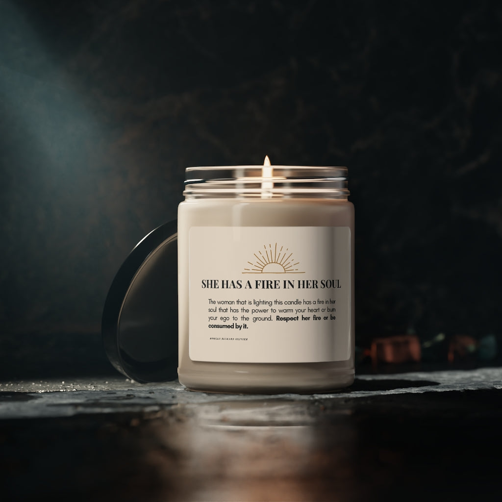 She Has a Fire in Her Soul, 9oz Candle